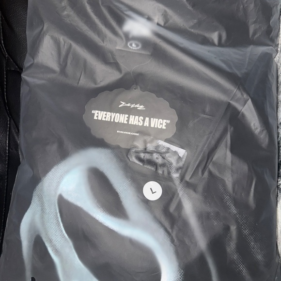 Evil Vice x Halloween Scream T-Shirt Black Short Sleeve Size Large NWT - Picture 8 of 8